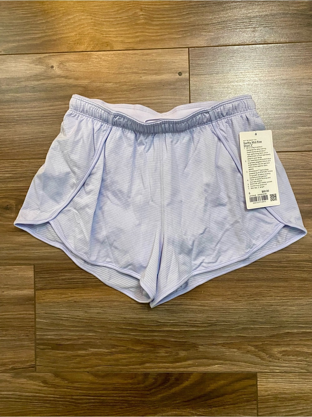 Lululemon Swiftly mid-rise shorts 3”